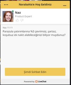 Norabahis canlı destek
